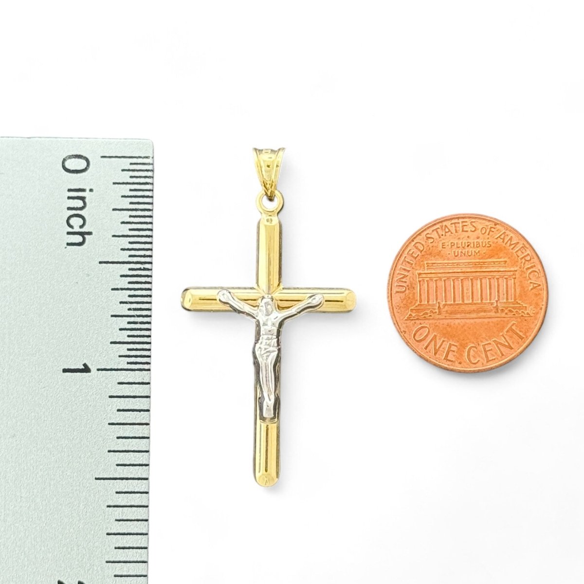 10KT Yellow Gold Crucifix Pendant