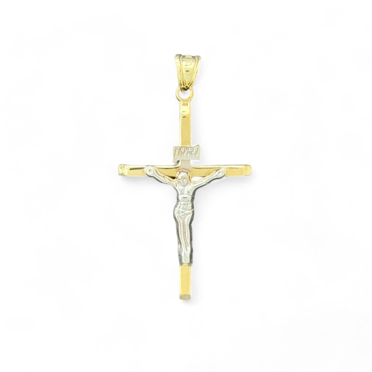 10KT Yellow Gold Crucifix Pendant