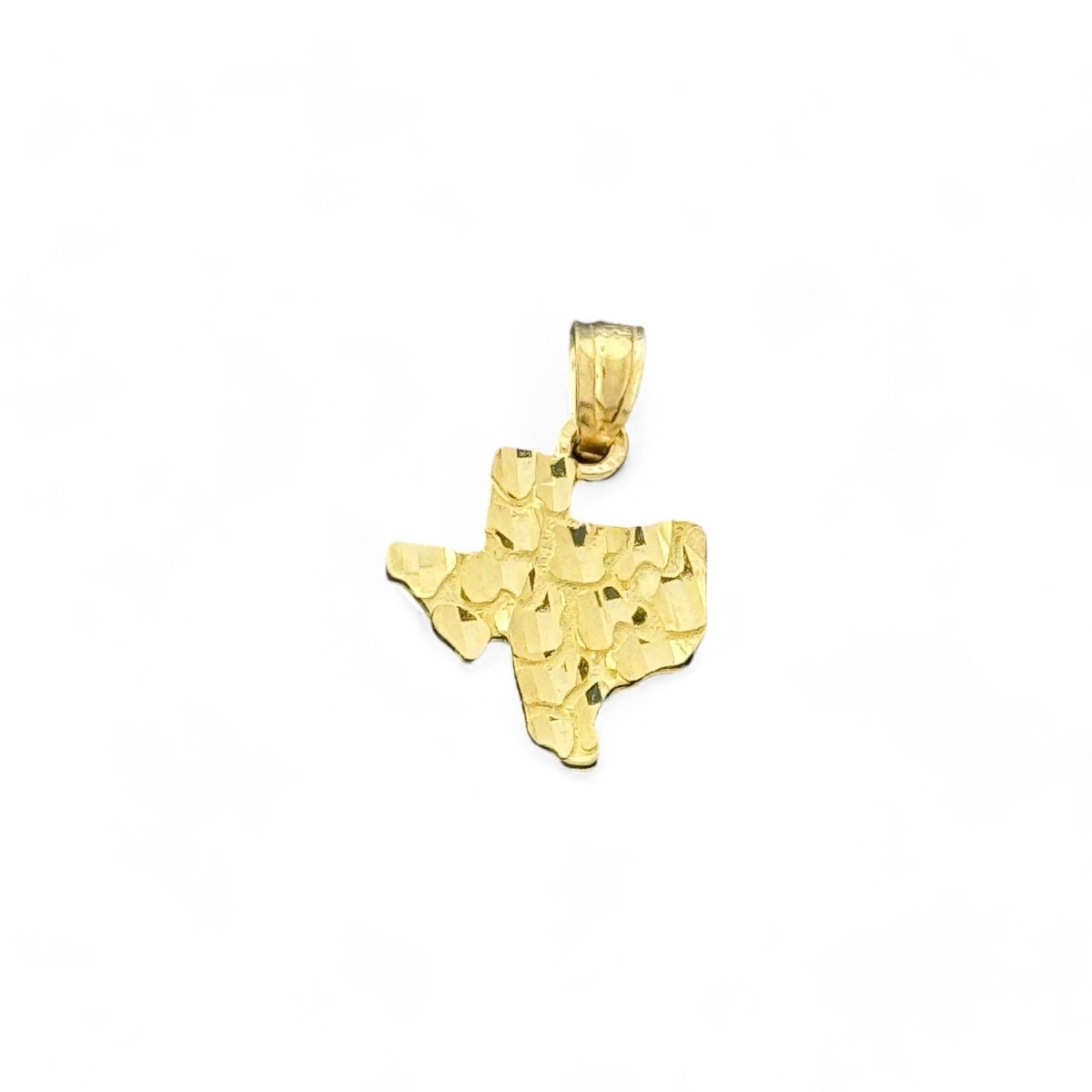 10KT Yellow Gold Texas Nugget Pendant - 0.7g
