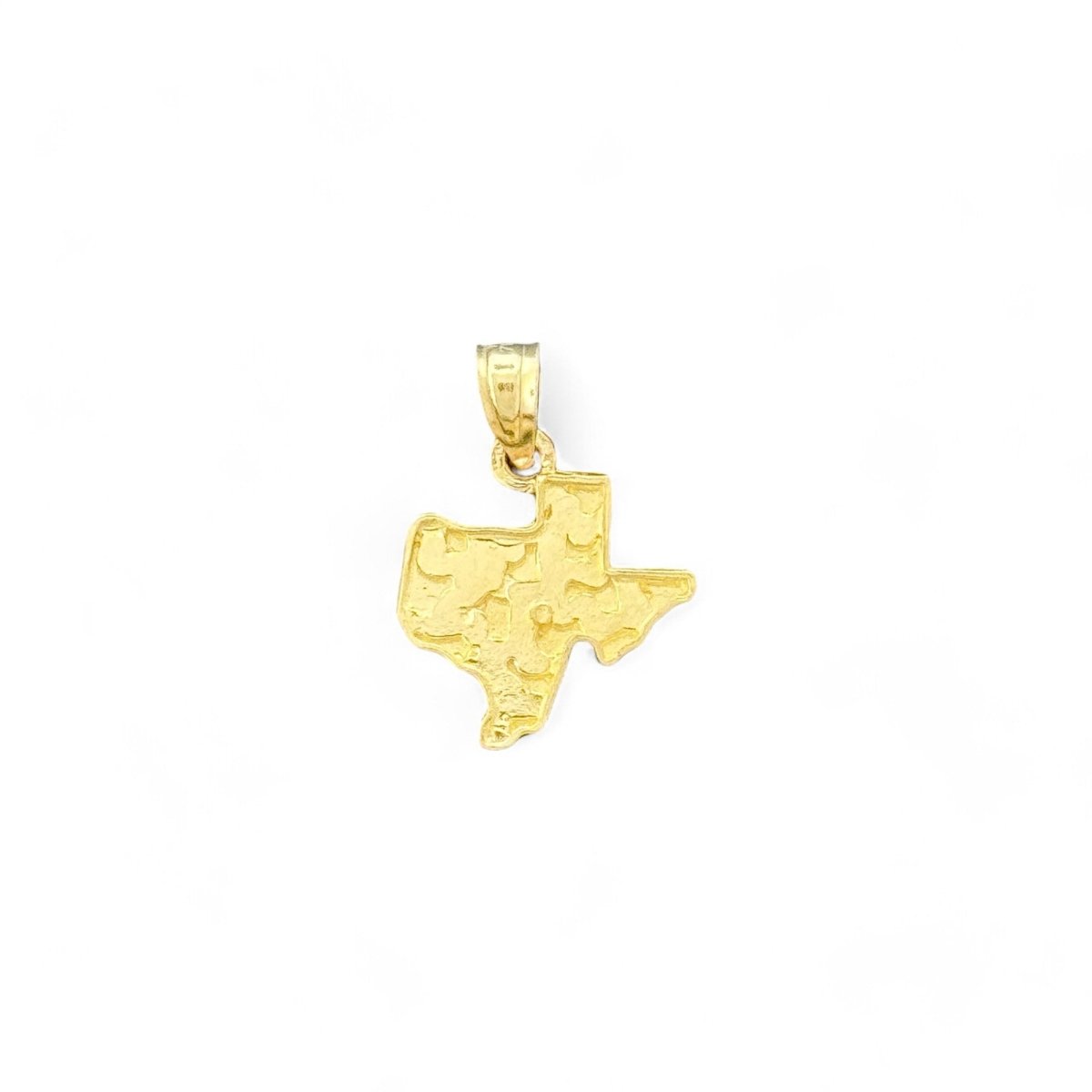 10KT Yellow Gold Texas Nugget Pendant - 0.7g
