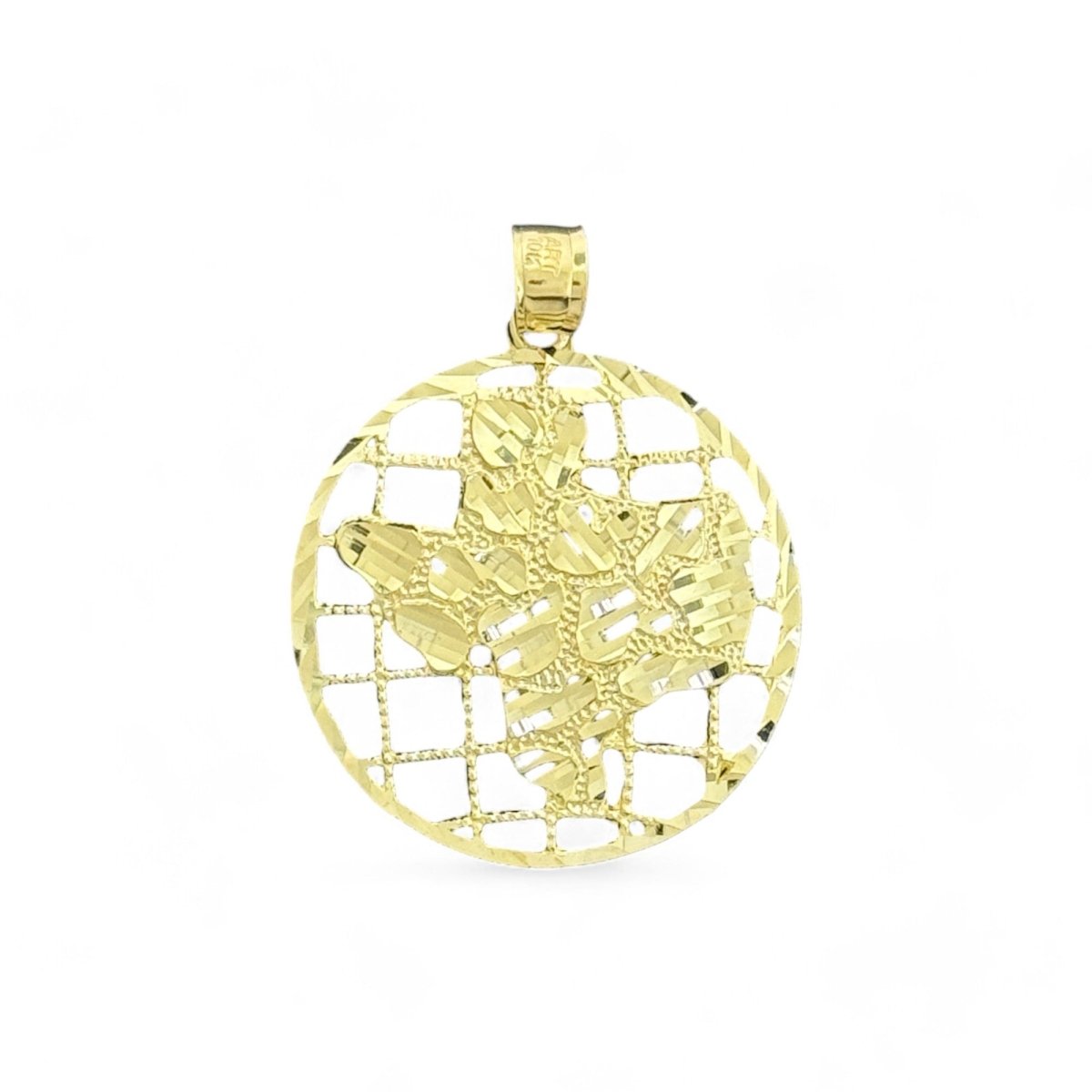 10KT Yellow Gold Texas Nugget Pendant - 2.86g