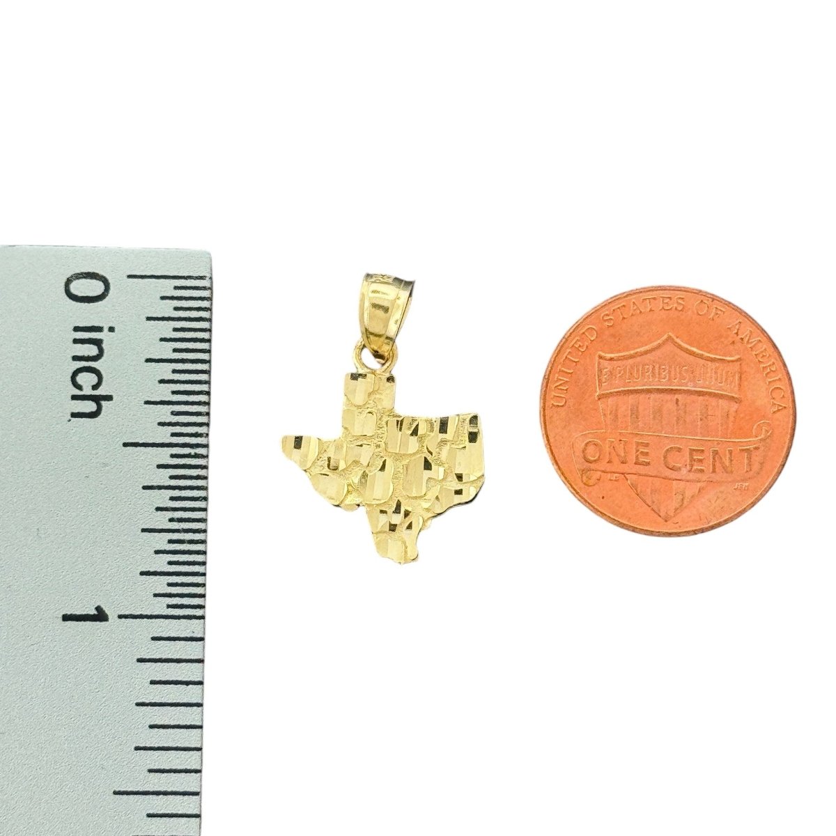 10KT Yellow Gold Texas Pendant - 1.1g