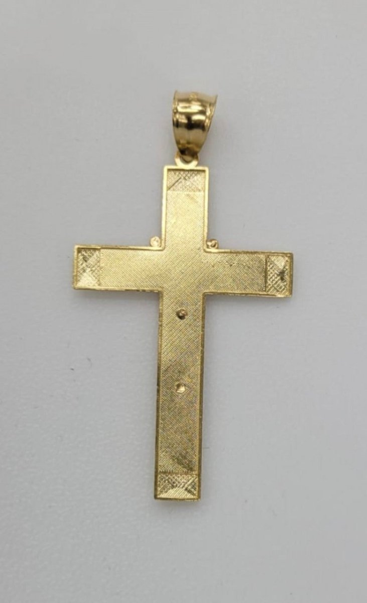 14KT CROSS real gold Pendant, Brand New