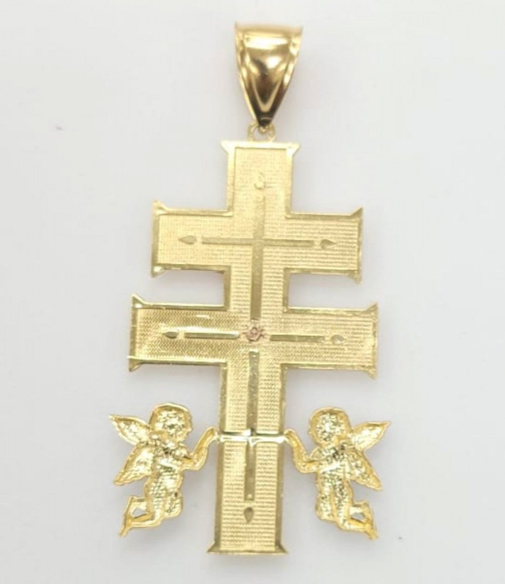 14KT CROSS real gold Pendant Brand New