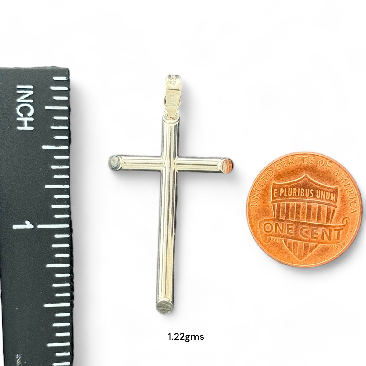 14KT Gold Cross Pendants - 1.84g, 1.44g, 1.22g, 1.21g, 0.88g