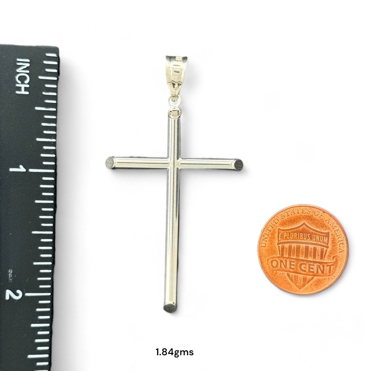 14KT Gold Cross Pendants - 1.84g, 1.44g, 1.22g, 1.21g, 0.88g