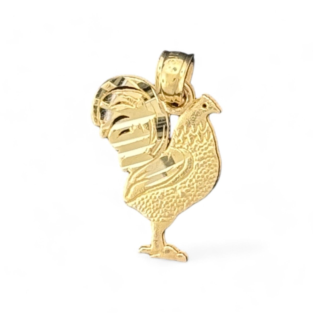 14KT Gold Rooster Pendant