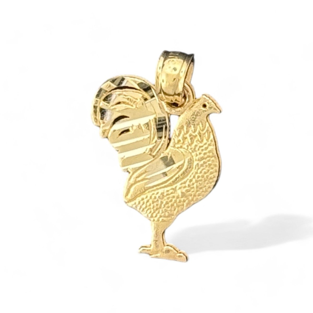 14KT Gold Rooster Pendant