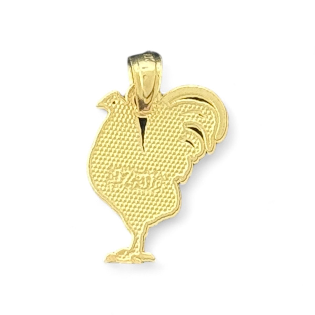 14KT Gold Rooster Pendant