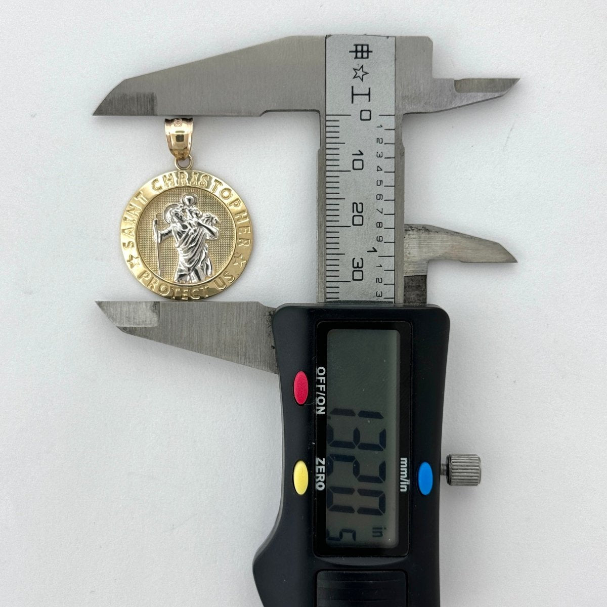 14KT Gold Saint Christopher Pendants