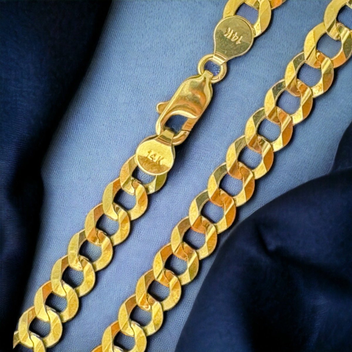 14KT Gold Solid Cuban Necklace