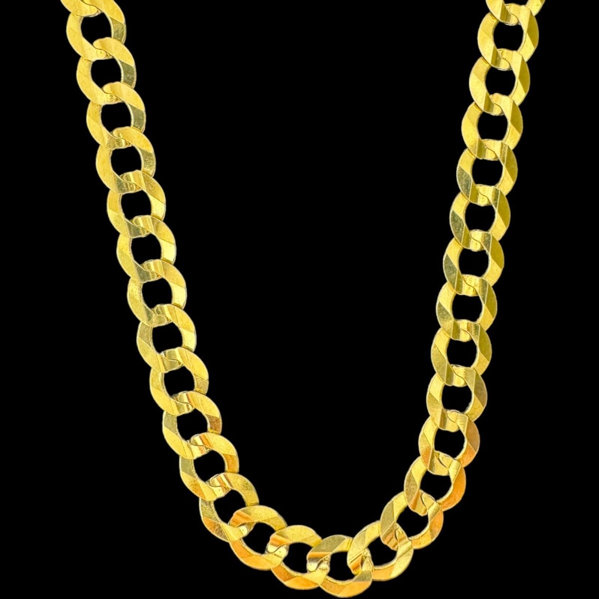 14KT Gold Solid Cuban Necklace