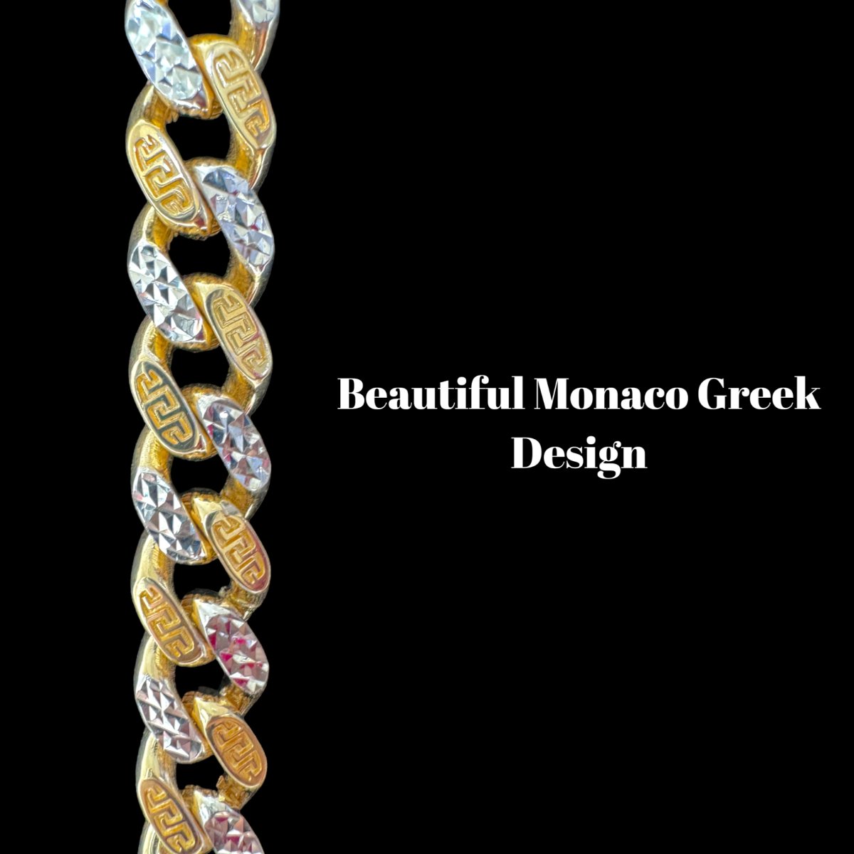 14KT Monaco Greek Design Necklace