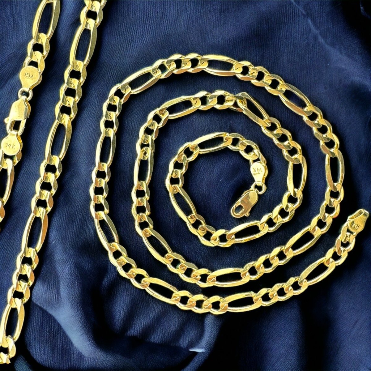 14KT Solid Figaro Necklace