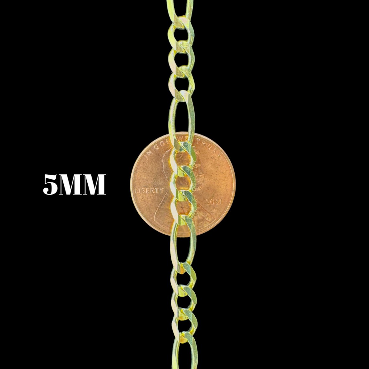 14KT Solid Figaro Necklace