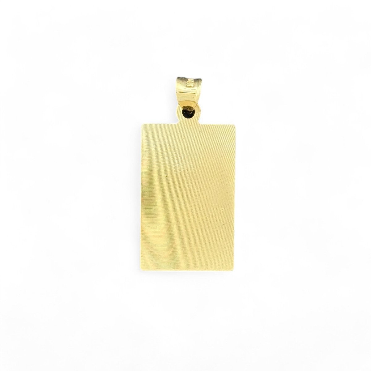 14KT Tricolor Gold Baptism Pendant