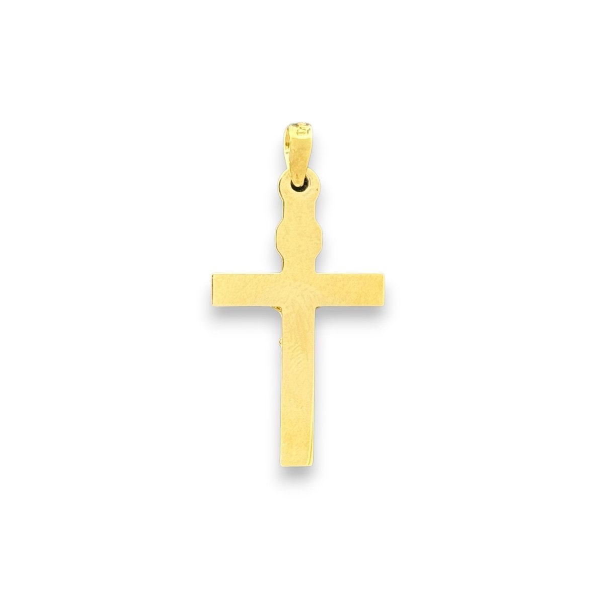 14KT Two - Tone Gold Crucifix Pendant