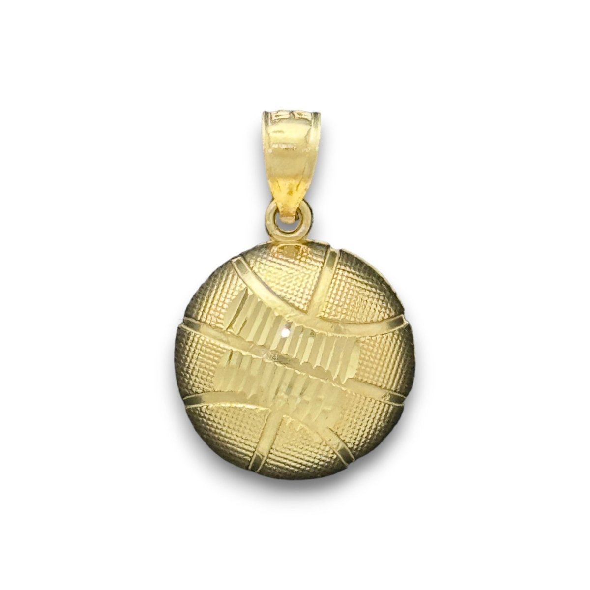 14KT Yellow Gold Basketball Pendant