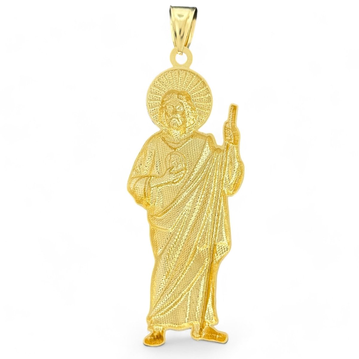 14KT Yellow Gold Big Size Saint Jude Pendant