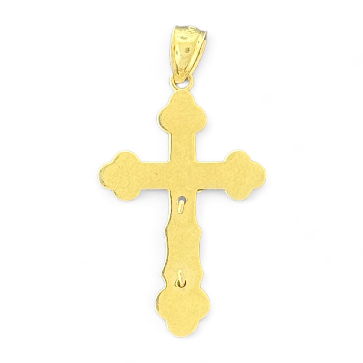 14KT Yellow Gold Classic Crucifix Pendant - 1.97g