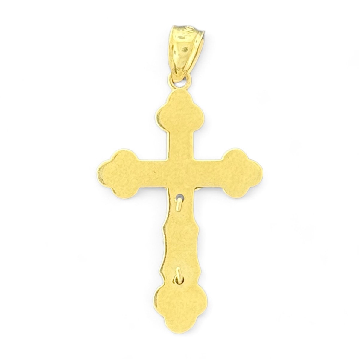 14KT Yellow Gold Classic Crucifix Pendant - 1.97g