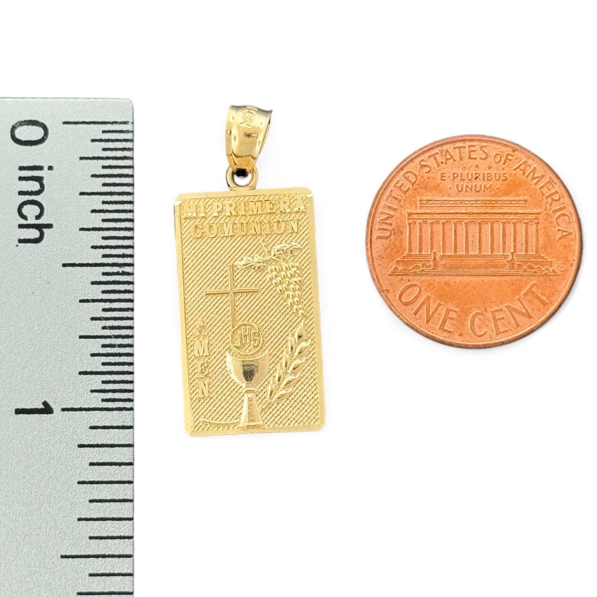 14KT Yellow Gold First Communion Pendant