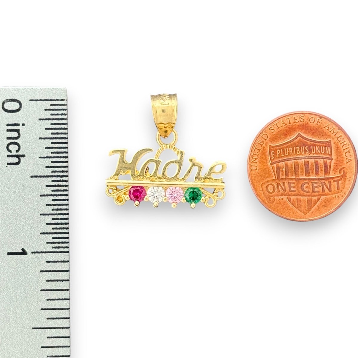 14KT Yellow Gold Madre Pendant