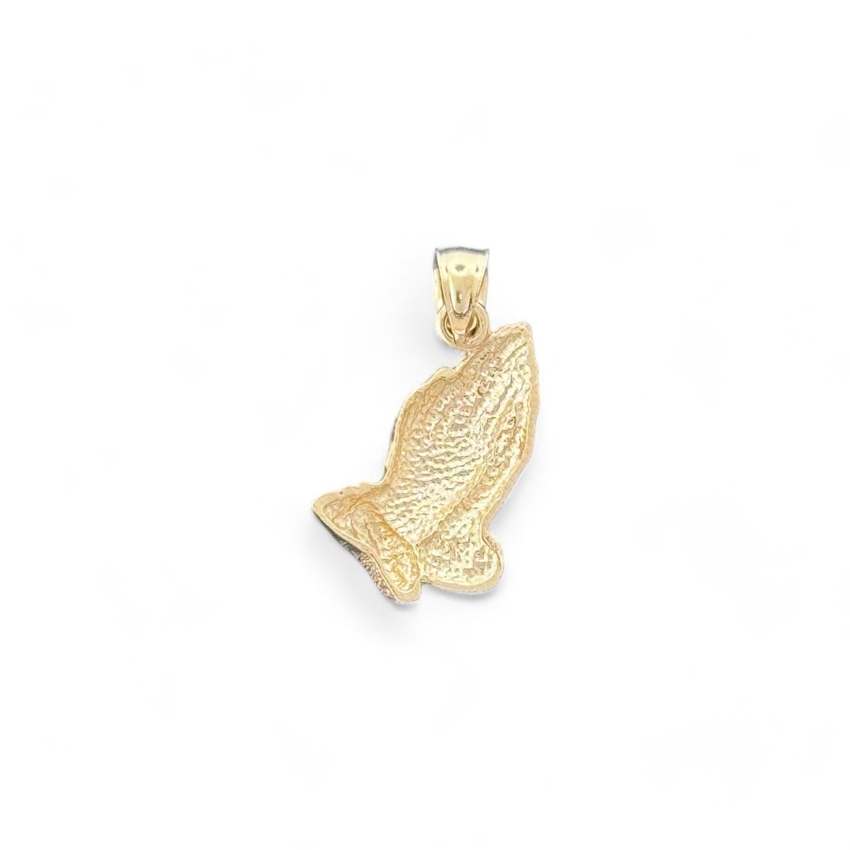 14KT Yellow Gold Praying Hands Pendant