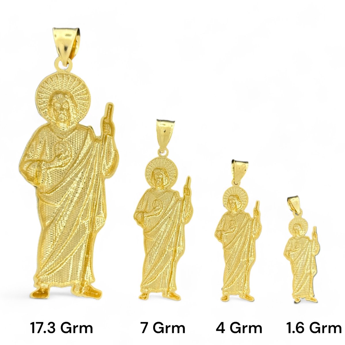 14KT Yellow Gold Saint Jude Pendants