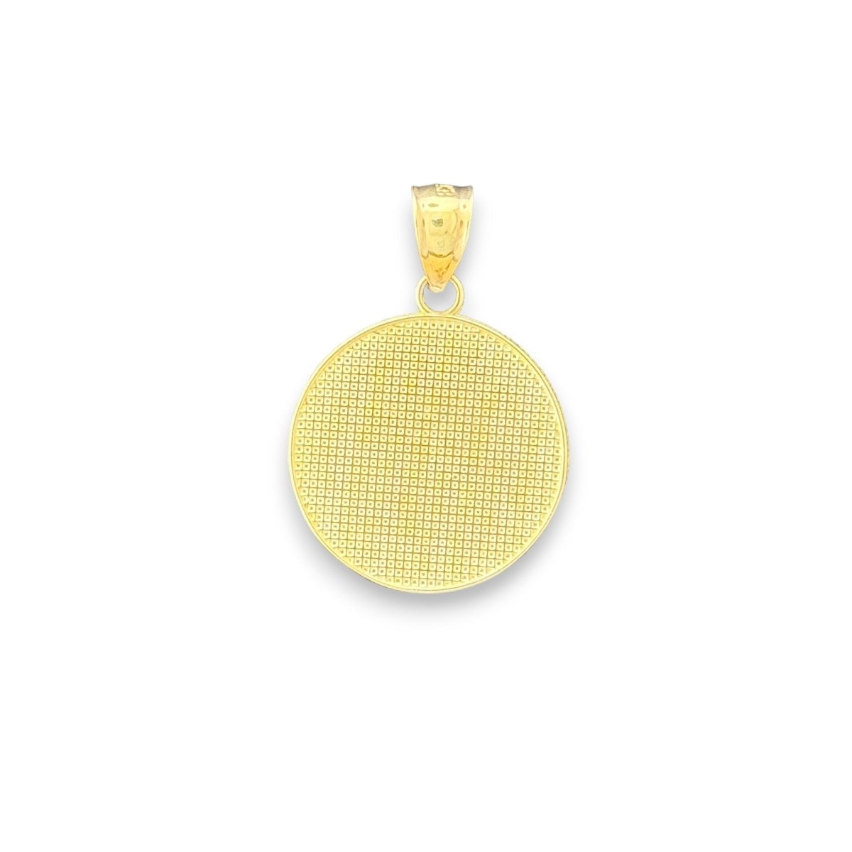 14KT Yellow Gold Saint Michael Medallion Pendant
