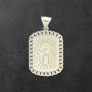 Sterling Silver Hamza Pendant