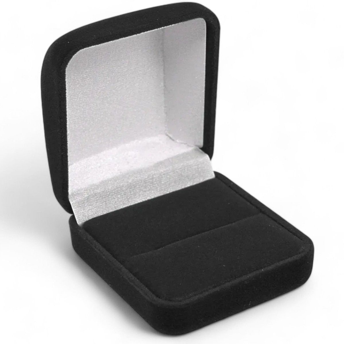 Black Velvet Ring Box - Perfect for Engagement, Wedding, and Gift Presentation