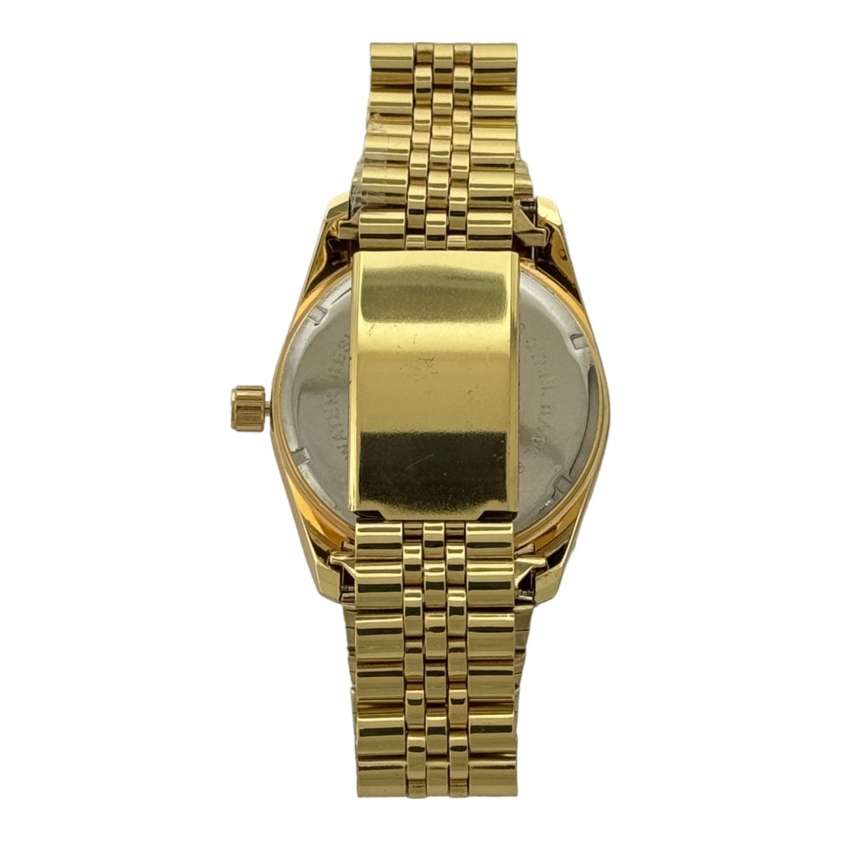 Captain Bling Masonic Gold Stainless Steel Watch: Gold Tone