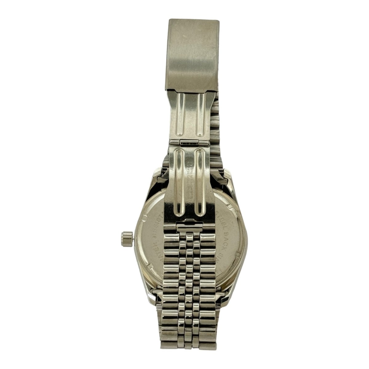 Captain Bling Masonic Silver Stainless Steel Watch: Silver Tone