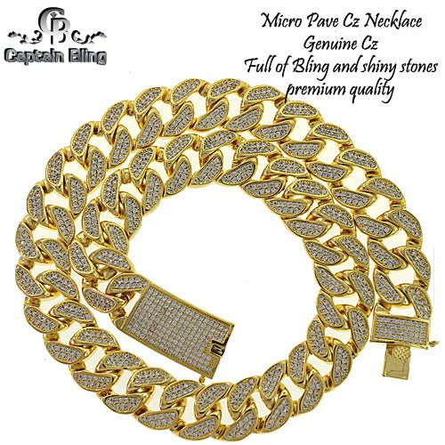 Cuban Necklace Micro Pave - 8686