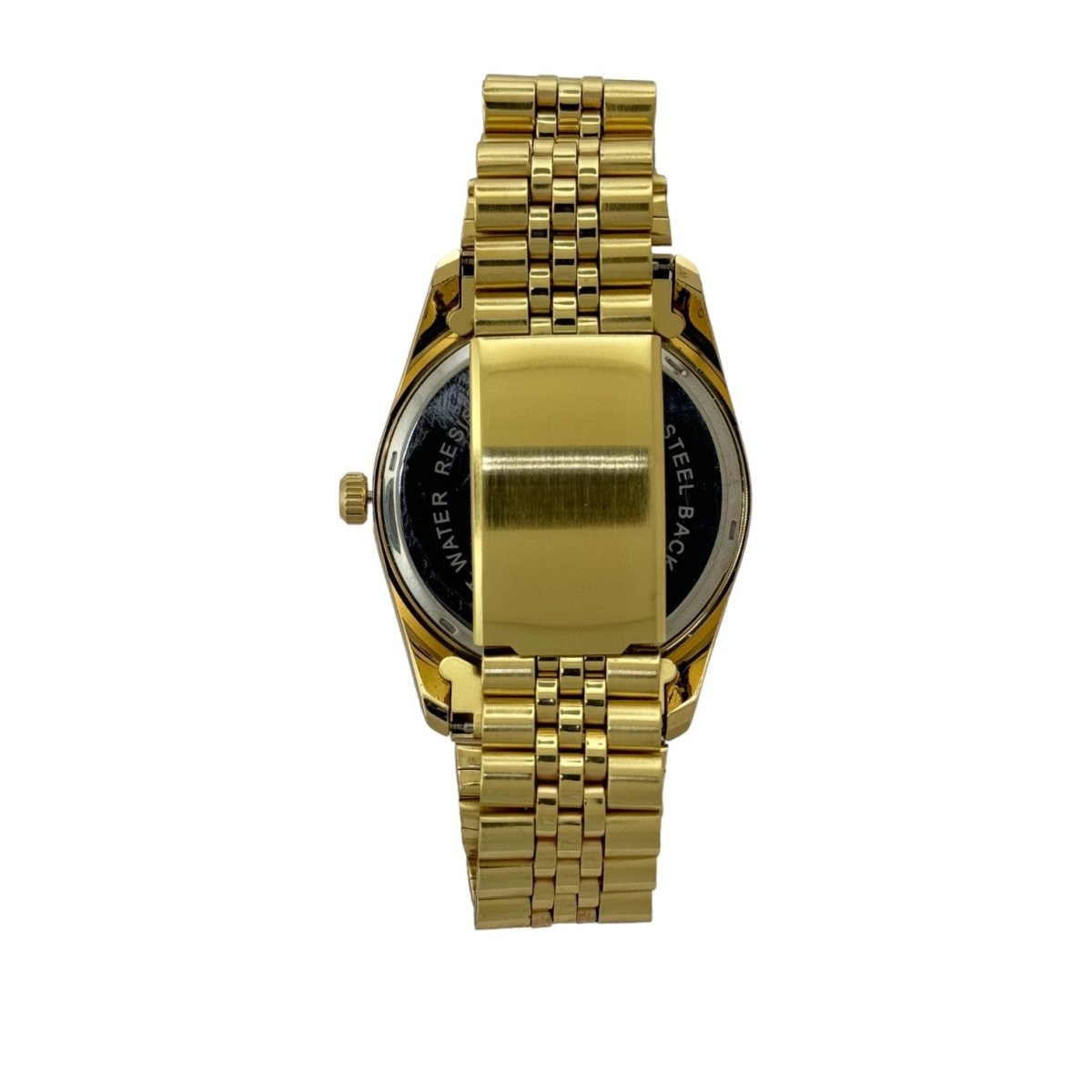 Free and Accepted Masonic Gold Stainless Steel Watch