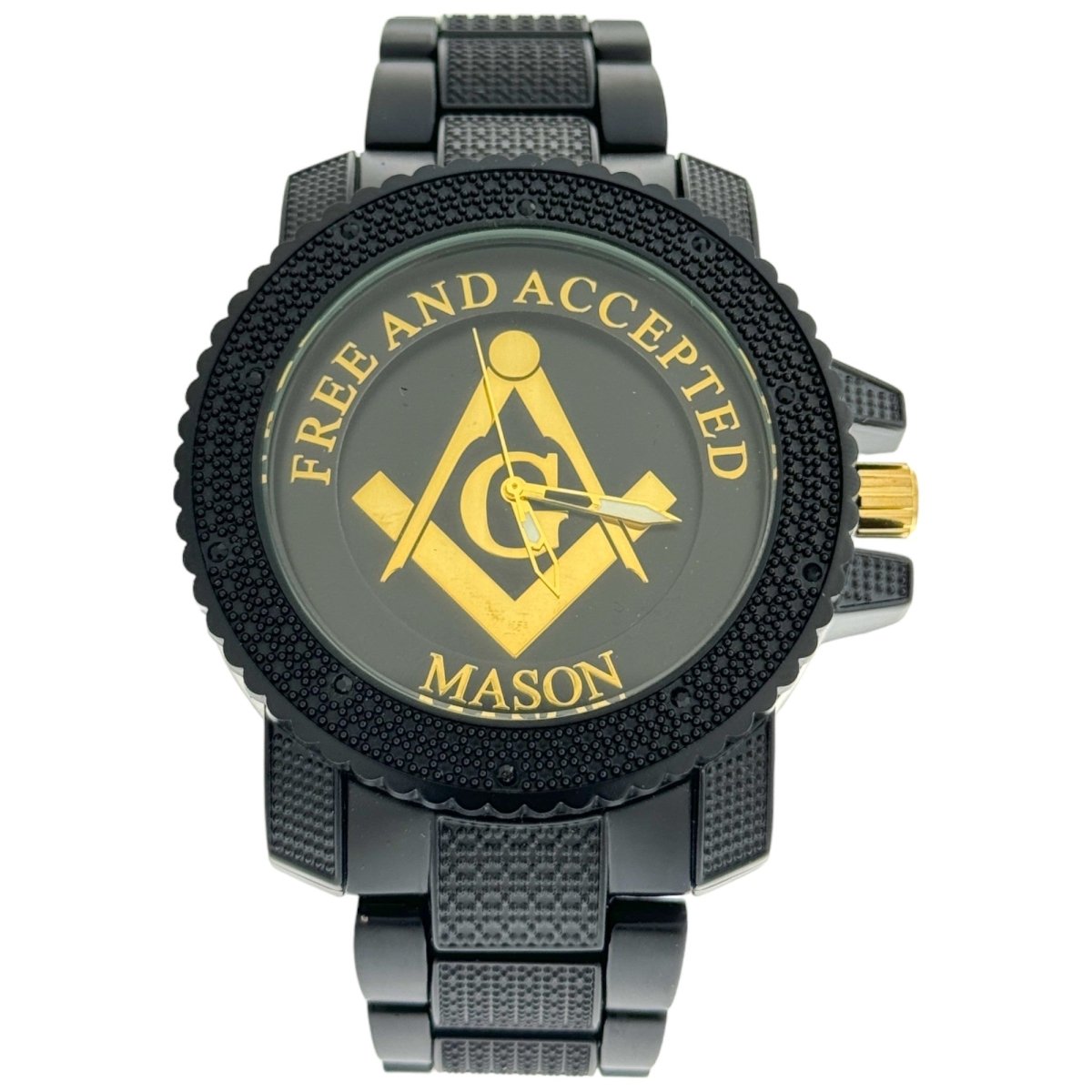 Masonic Watch Free and Accepted, wm 1029 black