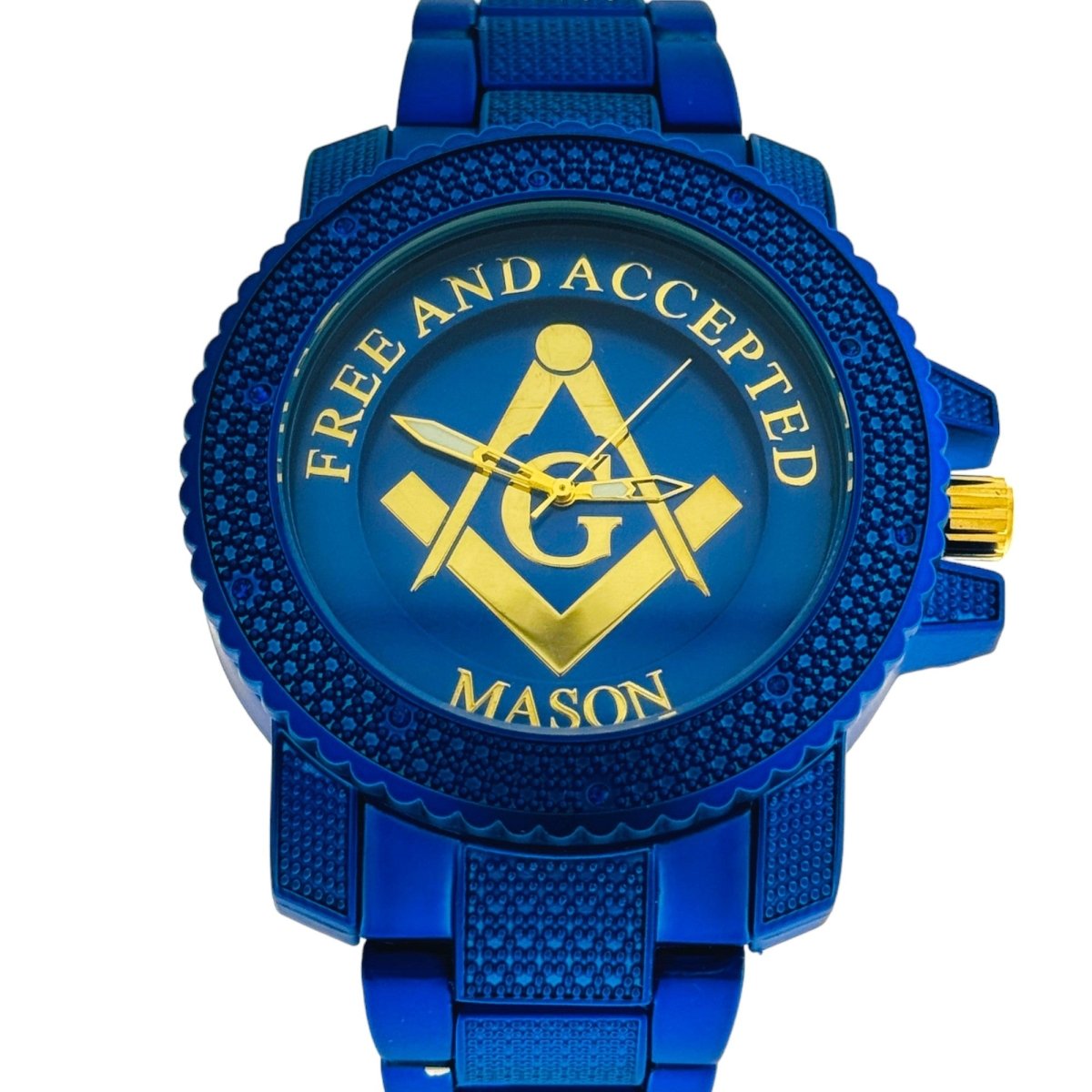 Masonic Watch Free and Accepted , WM 1029 blue