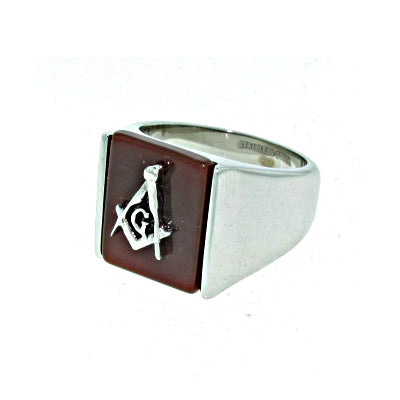 Bizonmark Rings Wholesale Stainless Steel Masonic Ring - STR129